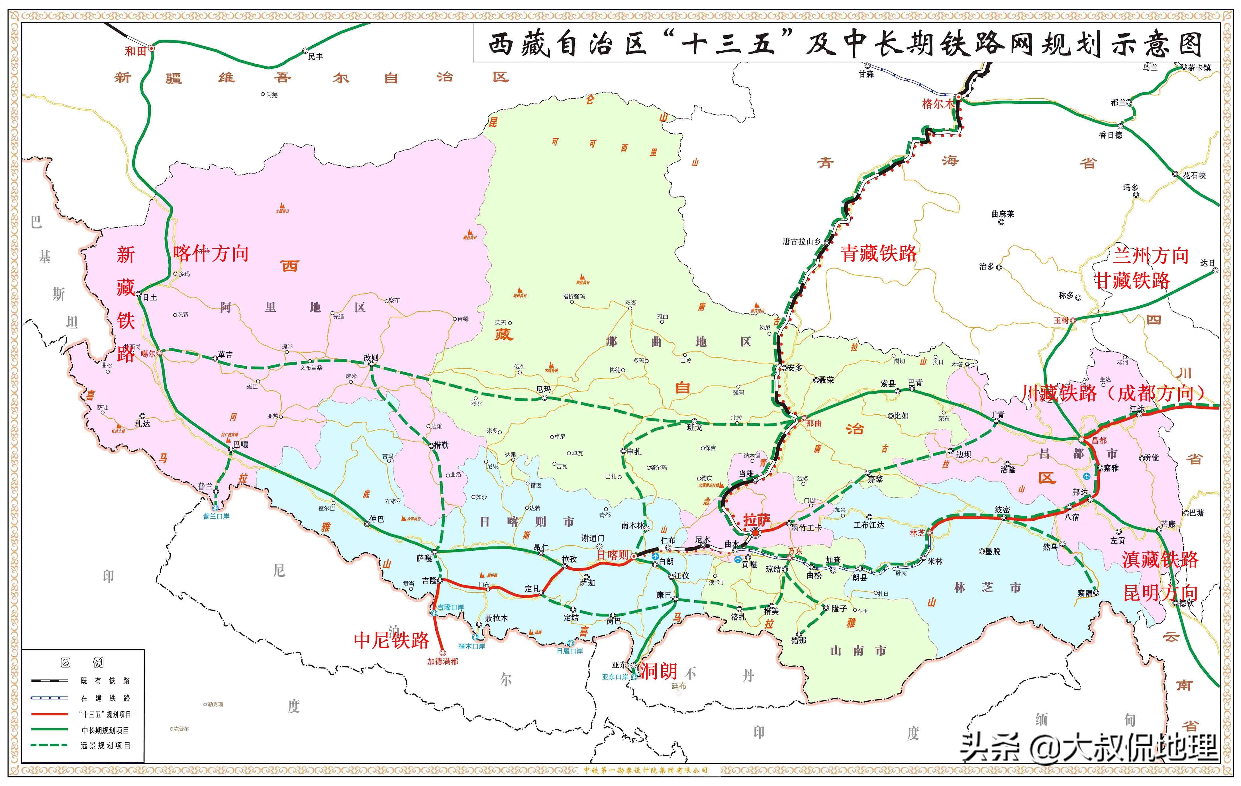 甘藏铁路路线图图片