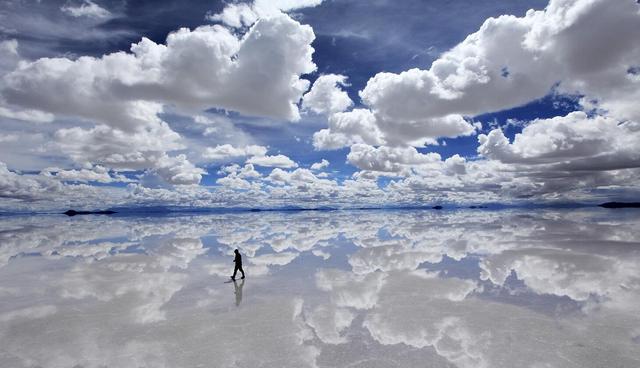 四曲面屏酷派锋尚，可触动的玻利维亚“天空之镜”