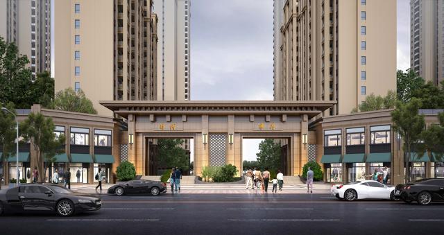 创凡设计│居住小区大门景观的人性化设计研究及表现