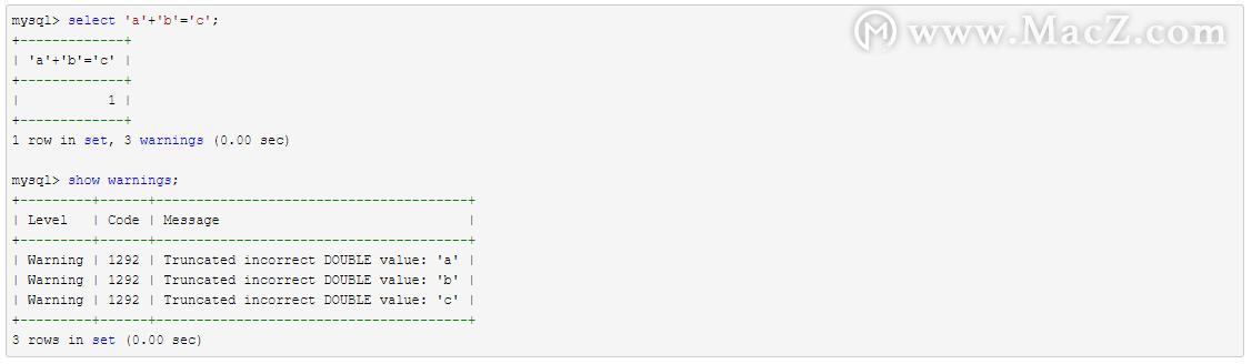 了解MySQL的隱式轉化