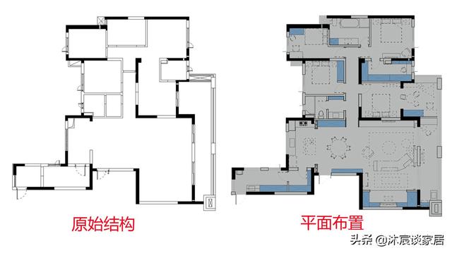 她家的轻奢风，满屋的高级感让人一见钟情，全屋简约敞亮，很大气