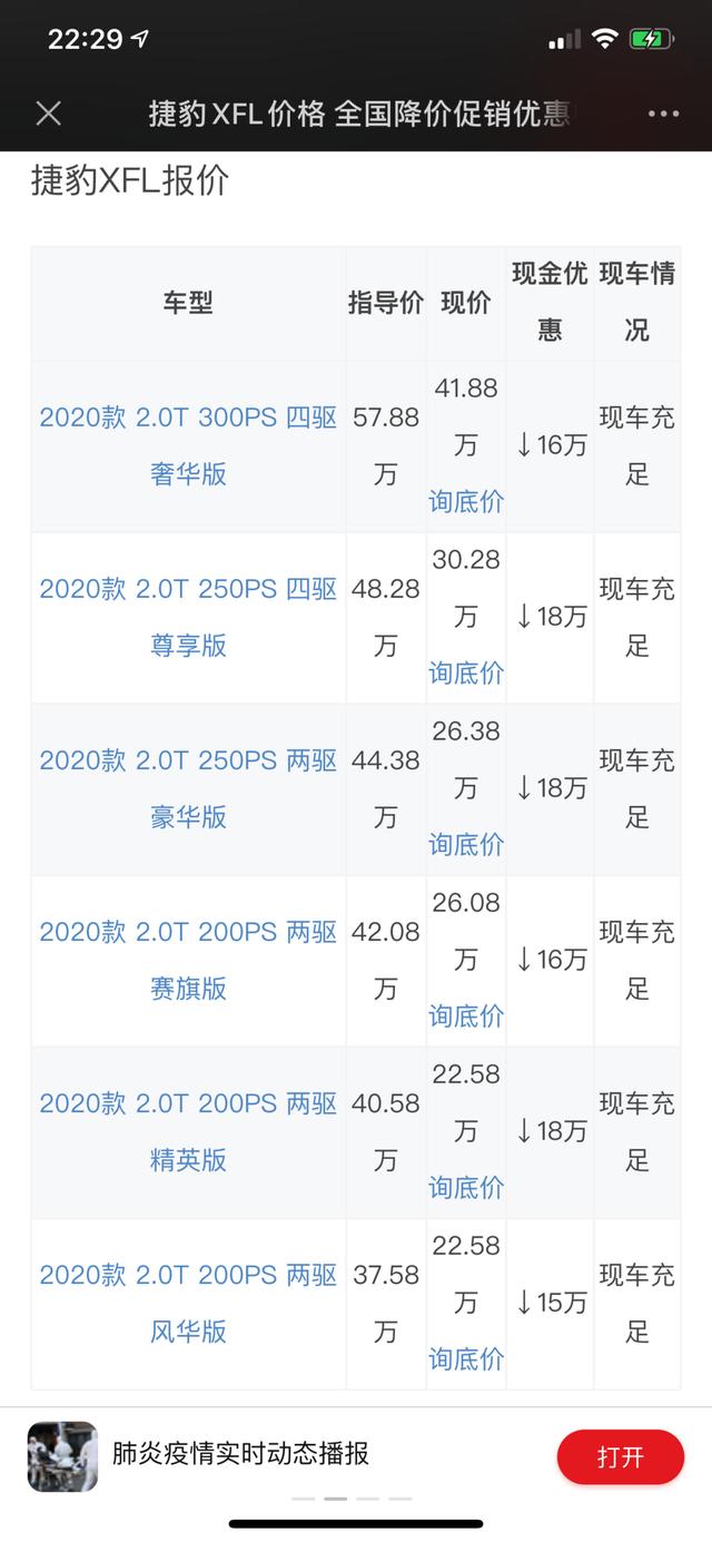 捷豹终端降价超10万元 重振品牌形象比“以价换量”更重要