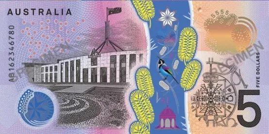 澳洲新版百元大钞惊艳了！彩色渐变，金荆花，神仙颜值！直接变成收藏品！