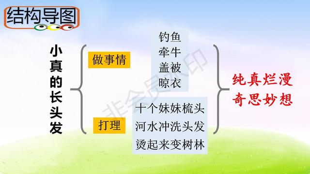 【小真的长头发】教学内容预习