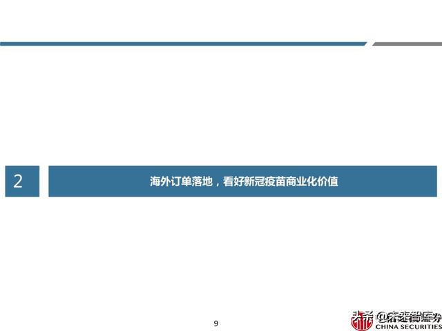 新冠疫苗深度报告：取得积极进展，看好新冠疫苗商业化价值