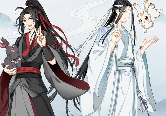 魔道祖师 动画播出两周年 Q版蓝湛对羡羡道谢 感谢陪伴 动漫 蛋蛋赞