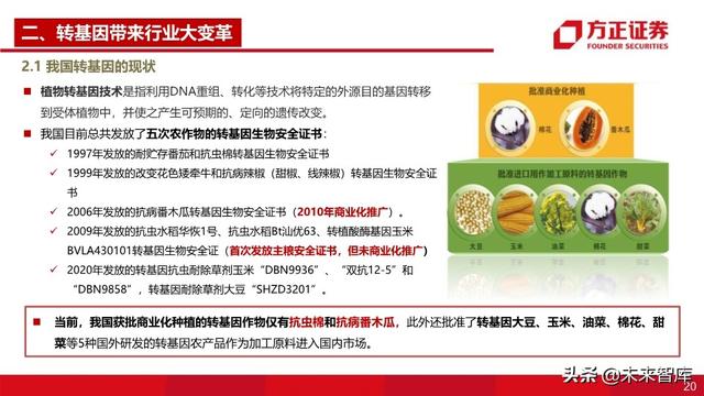 种子行业深度报告：重视粮食安全，抓住转基因投资主线