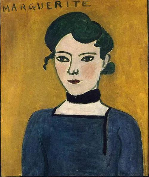 毕加索收藏了马蒂斯女儿的肖像《玛格丽特(marguerite ,1907)》