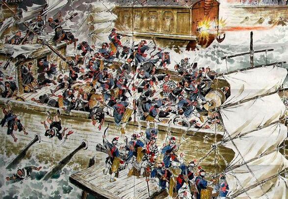 中国历史上最早的一次大规模海战，三千宋军全歼七万金军