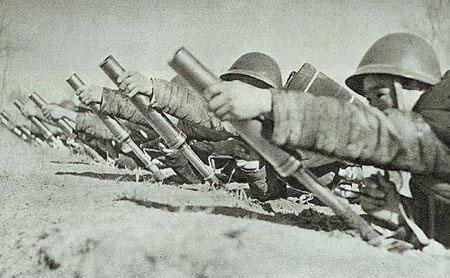 日军征服亚洲的神器 掷弹筒