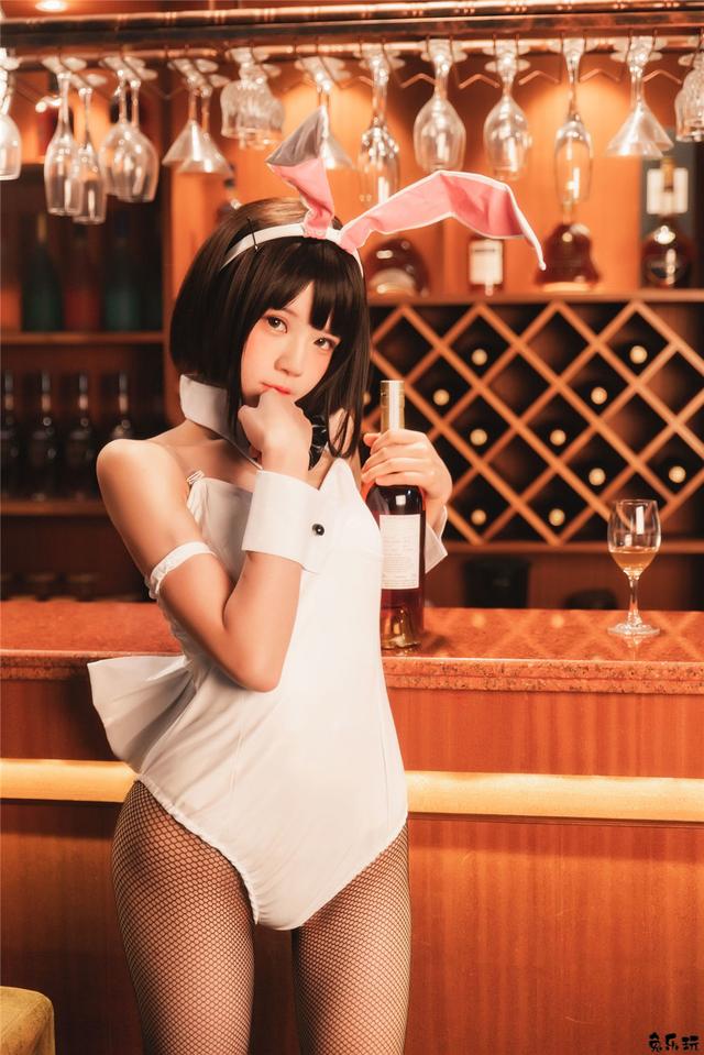 人气coser桜桃喵作品图包合集精选丨加藤惠·兔女郎