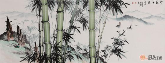 广西美协会员当代画家李国胜写竹作品鉴赏