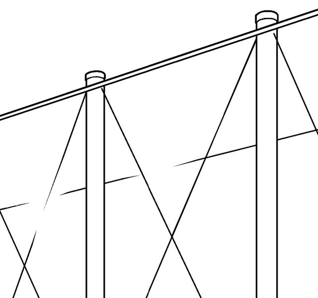 围栏栅栏怎么画插画萌新系列背景栏杆的绘画技巧