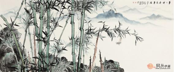 广西美协会员当代画家李国胜写竹作品鉴赏