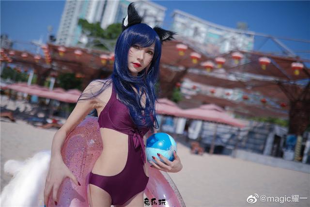 magic耀一微博图片丨英雄联盟·泳池派对·阿狸