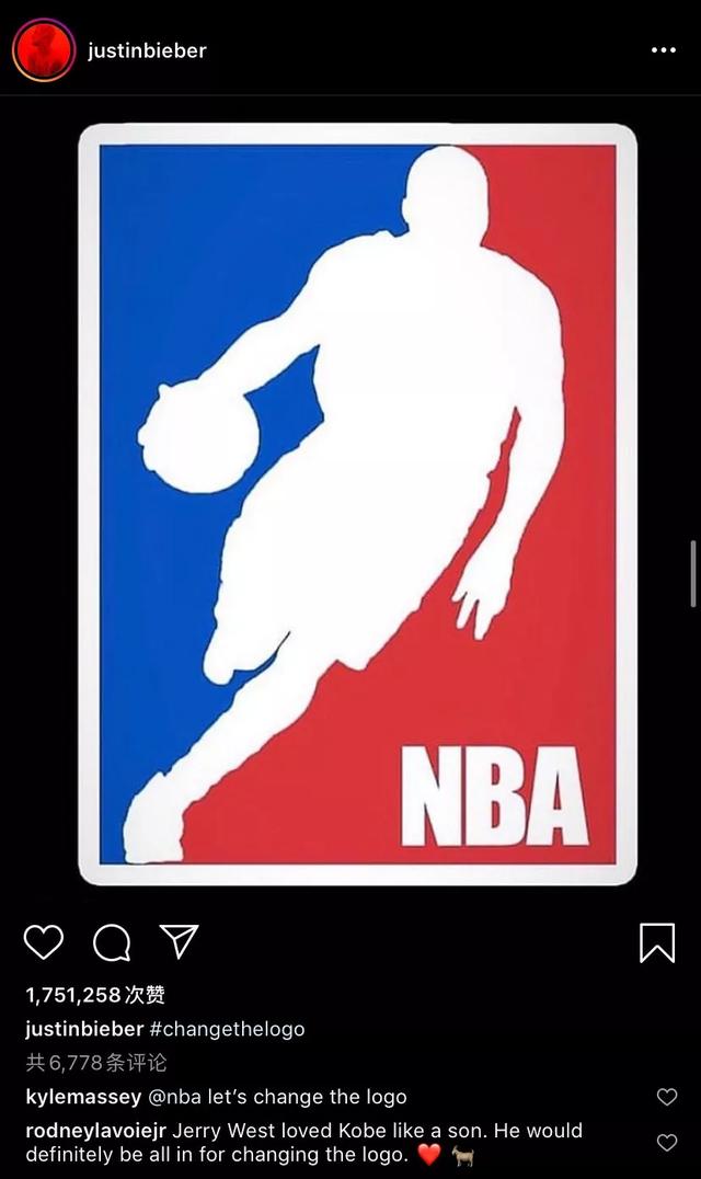 科比去世第二天，数百万人请愿将NBA的LOGO换成他！