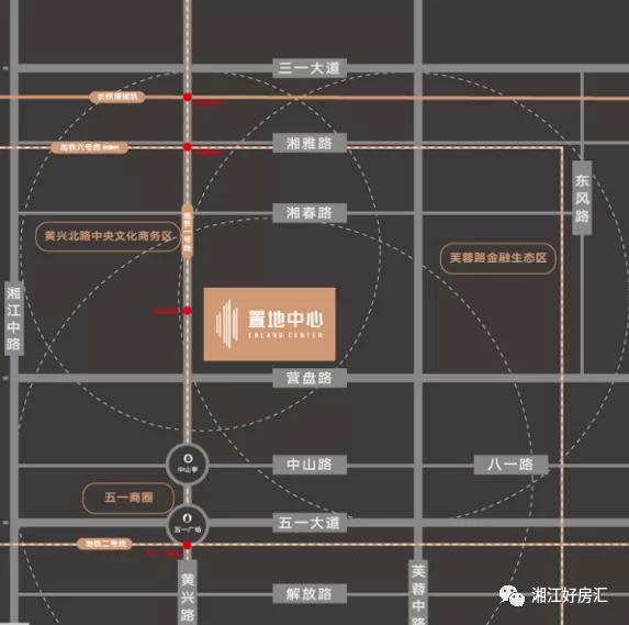 投资必火!绝佳地段-长沙五一商圈中心!地铁上盖公寓来了