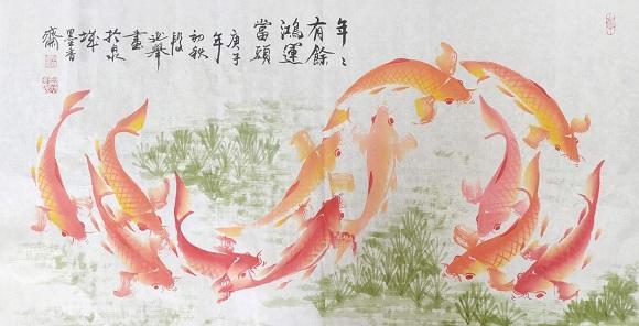 画家陶鸣凤——千姿百态 、异彩纷呈、鱼外有音、回味无穷