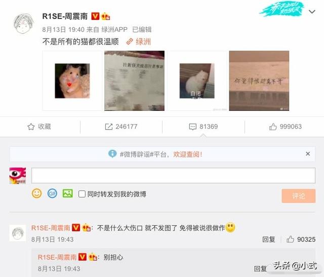 张颜齐脚被鸡汤烫伤，周震南被猫抓伤，这个男团真是多灾多难