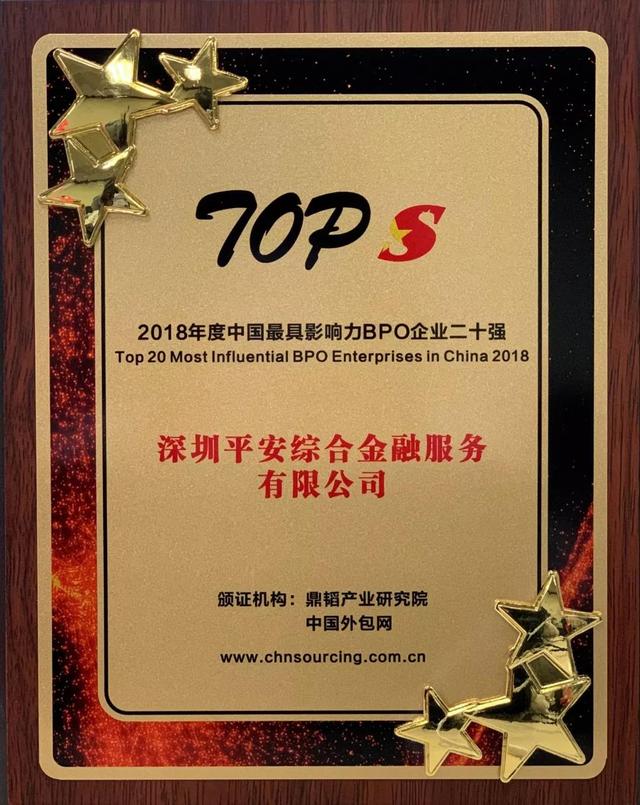 平安金服荣获“国内最具影响力”双奖！