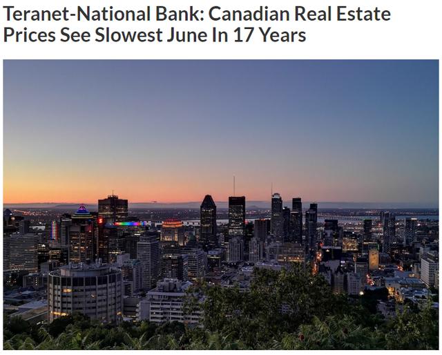 专家警告! 加拿大出现17年来最慢行情 房地产市场开始放缓!