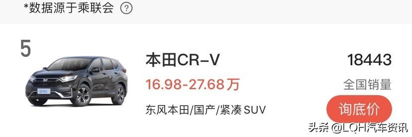 最适合家用的三款SUV，低至16.98万，RAV4、CR-V和奇骏怎么选？