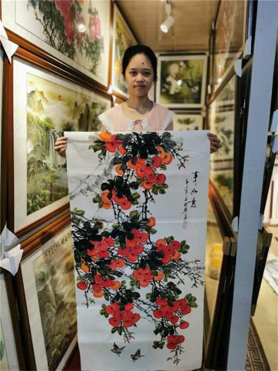 著名女画家周琴出淤泥而不染濯清涟而不妖