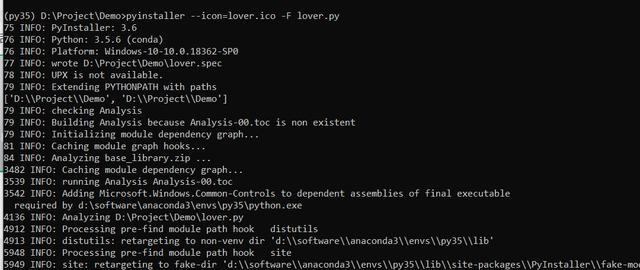 Python文件.py转换为.exe可执行程序，制作.exe文件图标