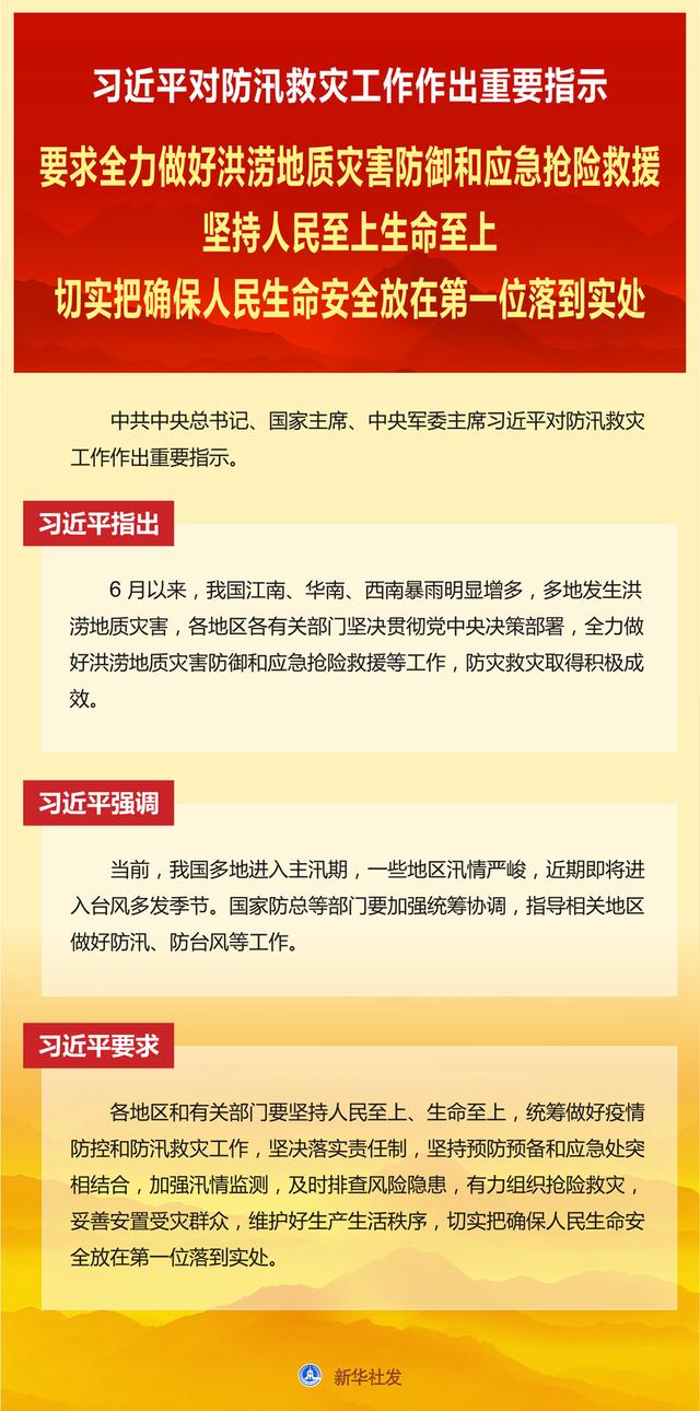 要求全力做好洪涝地质灾害防御和应急抢险救援(图1)
