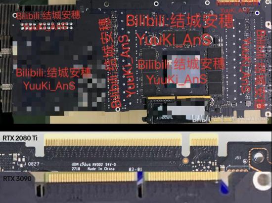 NVIDIA RTX 3080 | 3090 PCB谍照曝光：居然是两面双芯片