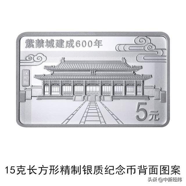 紫禁城建成600年金银纪念币来了！1公斤金币面额1万