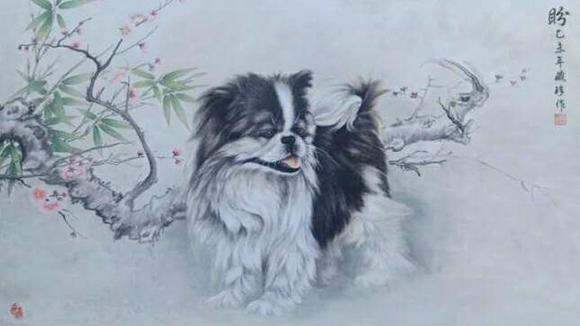 画家燕藏珍 清新雅致 布局浓淡巧妙