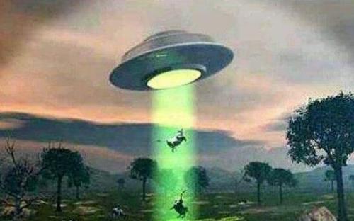 外星人屠牛事件，案件发生时有不明飞行物出现的报告