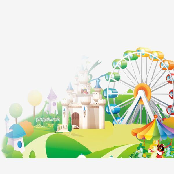 游乐场卡通png搜索网 精选免抠素材 透明png图片分享下载 Pngss Com