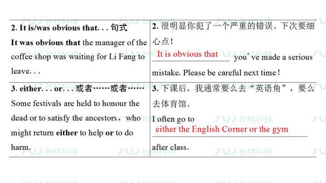 高考英语一轮复习：必修3 Unit1（人教版重难点、考点）
