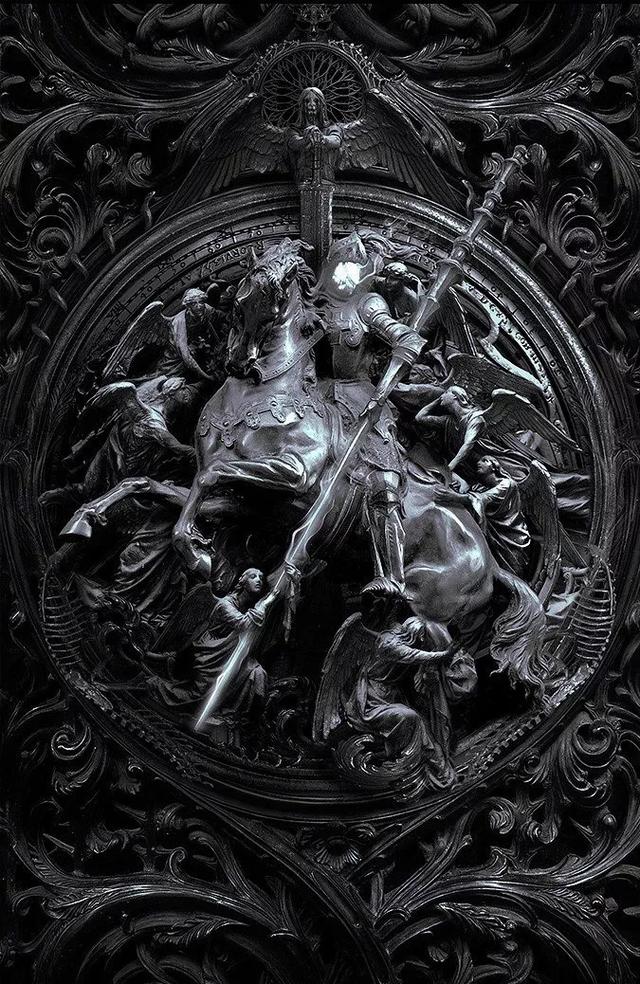 西班牙数字艺术家nekro阴郁黑暗华丽诡异的巴洛克设计风格