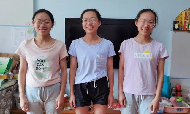 别人家学霸在一家：三胞胎姐妹高考均过610分，对自己成绩不满意