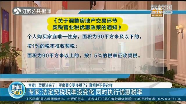 契税法■官宣！契税法来了，买房要交更多税费？真相并不是这样