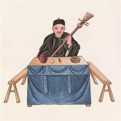 唱渔鼓书盲人唱鼓书唱坤书清音小班双簧说评书说相声口技竹板书什不闲