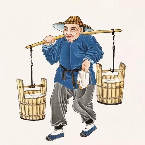 送水工窝脖搬运工赶脚的驮轿出租马车轿夫纤夫船夫大力工摇煤球挖煤工