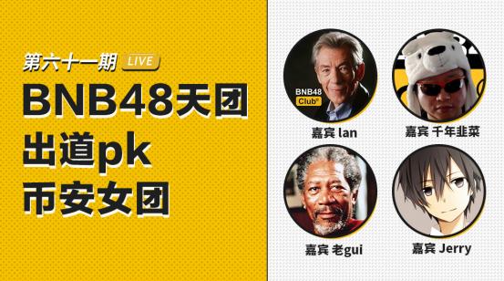 币安区块101丨币安BNB48 Club天团：我们觉得1BNB=48BTC