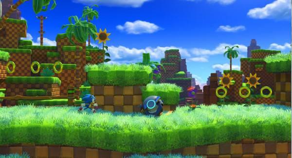 以《索尼克大冒险2》"绿色森林"这一关为例,剧情上是要求8分钟之内完