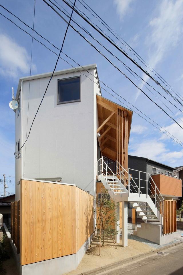 日本仙台一座分区明确的私人住宅 house in wakabayashi