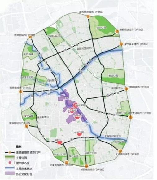 展望天津市外环线北扩：环线扩大后，北侧地区