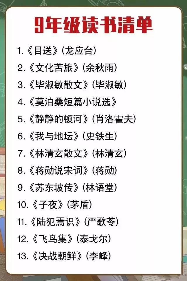 图片[9]-1—9年级同学必读书单推荐-跟我学语文