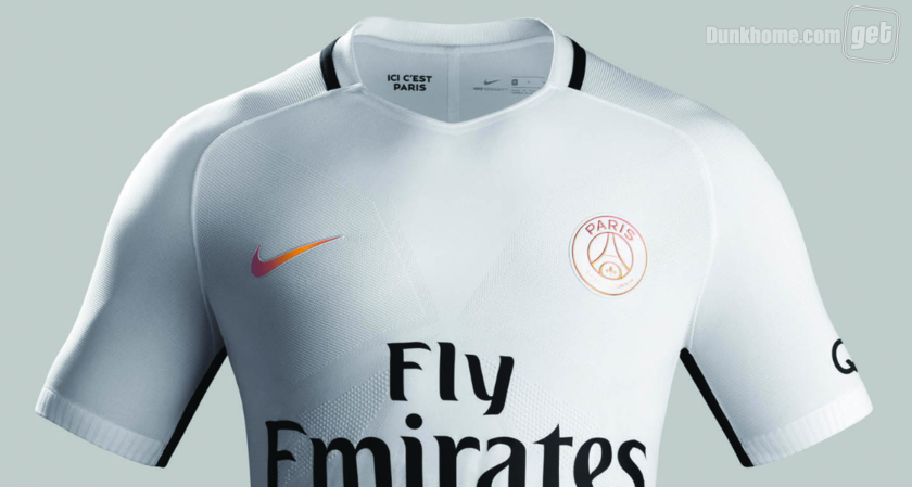 大巴黎16-17赛季第三套球衣发布