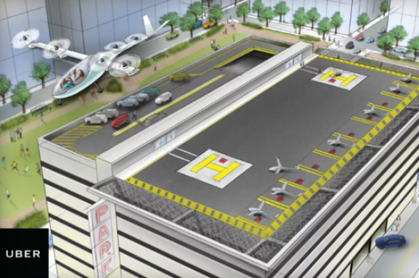 Uber模拟用飞行汽车实现城际旅行