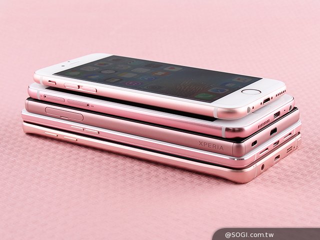 情人节大决战：iPhone6s，Note5等五旗舰粉色系来袭