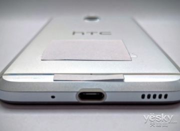 HTC Bolt灰黑色版3D渲染实体线指纹验证Home键