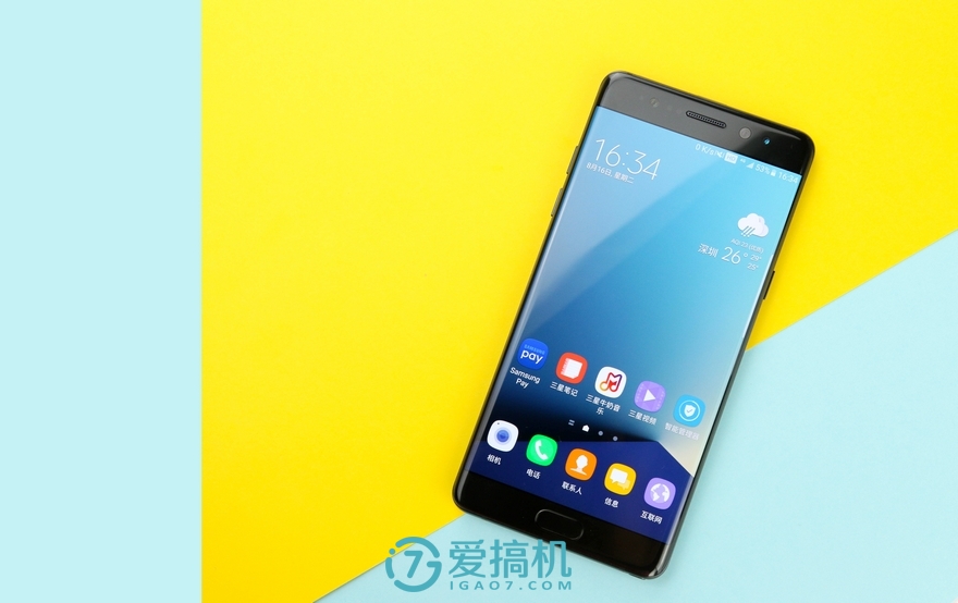 虹膜首秀 三星Galaxy Note7零售版上手视频